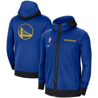 New NBA Golden State Warriors Authentic Showtime Performance Full-Zip Hoodie Jacket 105521