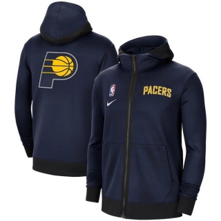 New NBA Indiana Pacers Authentic Showtime Performance Full-Zip Hoodie Jacket 105524
