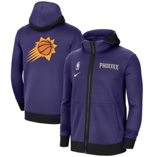 New NBA Phoenix Suns Authentic Showtime Performance Full-Zip Hoodie Jacket 105539