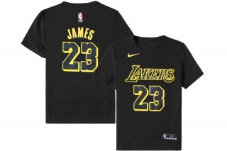 NBA Los Angeles Lakers #23 James Heat-Pressed T-shirt 105611