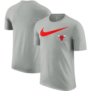 Chicago Bulls NBA Big Nike Logo Short Sleeved T-shirt 105703