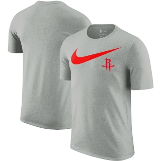Houston Rockets NBA Big Nike Logo Short Sleeved T-shirt 105706