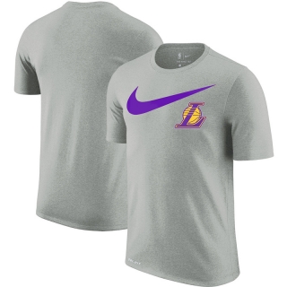 Los Angeles Lakers NBA Big Nike Logo Short Sleeved T-shirt 105709