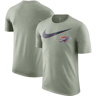 Oklahoma City Thunder NBA Big Nike Logo Short Sleeved T-shirt 105711