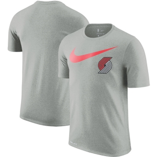 Portland Trail Blazers NBA Big Nike Logo Short Sleeved T-shirt 105714