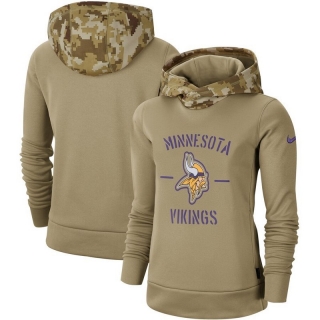 NFL Minnesota Vikings 2019 Nike Salute to Service Women's Hoodies 106056