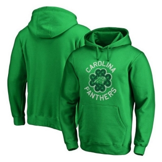 NFL Carolina Panthers St Patrick's Day Luck Tradition Pullover Kelly Green Hoodie 106156