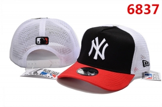 New York Yankees MLB Curved Mesh Snapback Hats 106496