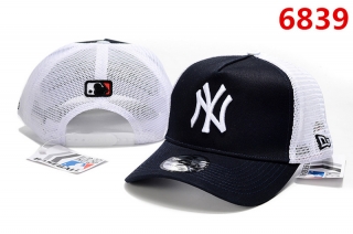 New York Yankees MLB Curved Mesh Snapback Hats 106498