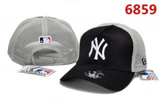 New York Yankees MLB Curved Mesh Snapback Hats 106507