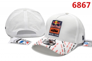 Red BuLL PUMA Pure Cotton High-Quality Curved Mesh Snapback Hats 106596