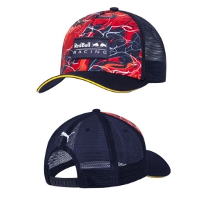 Red Bull Curved Mesh Snapback Hats 106889