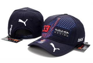 Red Bull High-Quality Curved Snapback Hats 107229