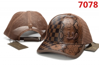 LV High-Quality Curved Mesh Snapback Hats 107329