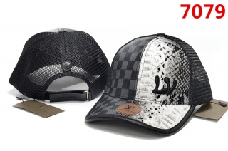 LV High-Quality Curved Mesh Snapback Hats 107330