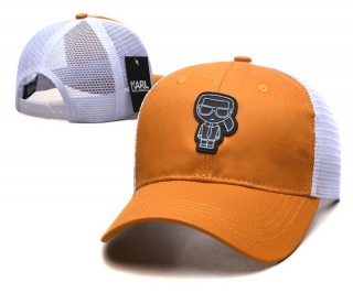 Karl Lagerfeld Curved Mesh Snapback Hats 107804