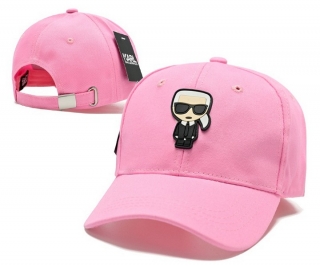 Karl Lagerfeld Curved Strapback Hats 107807