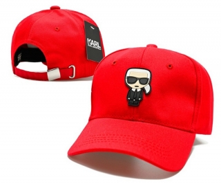 Karl Lagerfeld Curved Strapback Hats 107808