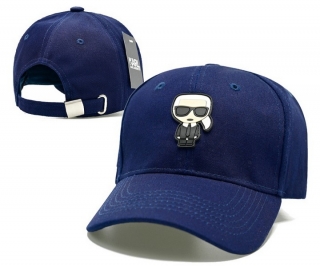 Karl Lagerfeld Curved Strapback Hats 107809