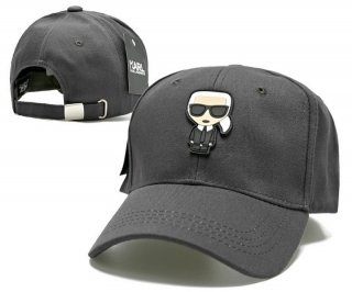 Karl Lagerfeld Curved Strapback Hats 107810