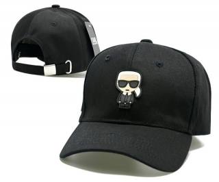 Karl Lagerfeld Curved Strapback Hats 107812