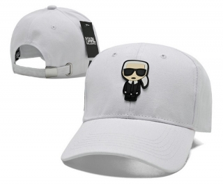 Karl Lagerfeld Curved Strapback Hats 107811