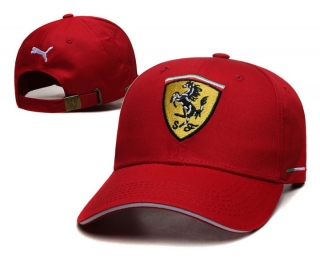 Ferrari Curved Snapback Hats 107916