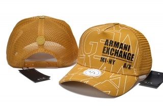 High Quality Pure Cotton ARMANI Curved Mesh Snapback Hats 108014