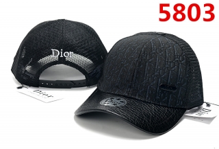 High Quality Pure Cotton DIOR Curved Mesh Snapback Hats 108039