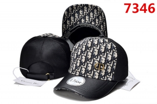 High Quality Pure Cotton DIOR Curved Mesh Strapback Hats 108040