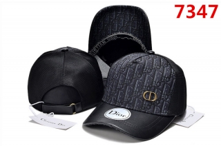 High Quality Pure Cotton DIOR Curved Mesh Strapback Hats 108041