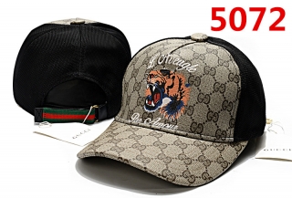 High Quality Pure Cotton GUCCI Curved Strapback Hats 108068