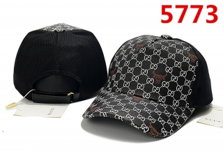High Quality Pure Cotton GUCCI Curved Strapback Hats 108070