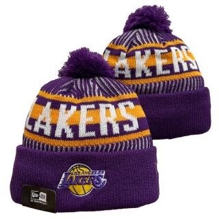 Los Angeles Lakers NBA Knitted Beanie Hats 108156
