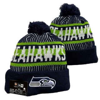 Seattle Seahawks NFL Knitted Beanie Hats 108179