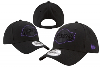 Los Angeles Lakers NBA 9FOTY Curved Snapback Hats 108243