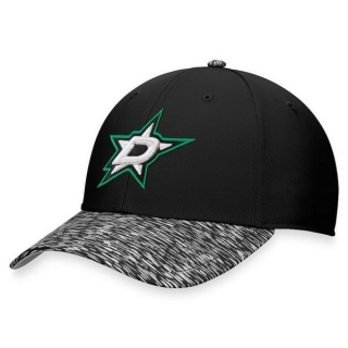 Mens Dallas Stars Fanatics Branded Black 2023 Stanley Cup Playoffs Locker Room NHL Curved Snapback Hats 108318