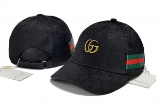 Gucci High Quality Pure Cotton Curved Mesh Strapback Hats 108340