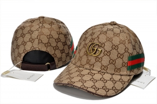 Gucci High Quality Pure Cotton Curved Mesh Strapback Hats 108341