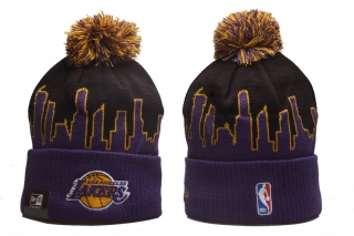 Los Angeles Lakers NBA Knitted Beanie Hats 108386