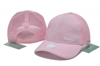 BOSS High-Quality Cotton Curved Mesh Snapback Hats 108412