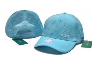 BOSS High-Quality Cotton Curved Mesh Snapback Hats 108414