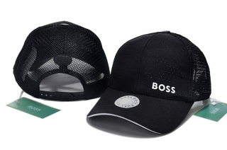 BOSS High-Quality Cotton Curved Mesh Snapback Hats 108416