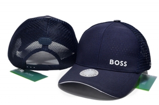 BOSS High-Quality Cotton Curved Mesh Snapback Hats 108417