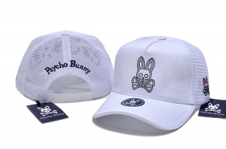 PsychoBunny High-Quality Cotton Curved Mesh Snapback Hats 108428