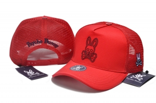 PsychoBunny High-Quality Cotton Curved Mesh Snapback Hats 108431
