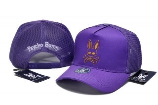 PsychoBunny High-Quality Cotton Curved Mesh Snapback Hats 108439