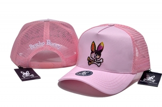 PsychoBunny High-Quality Cotton Curved Mesh Snapback Hats 108447