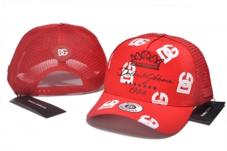 High Quality DOLCE&GABBANA Curved Mesh Snapback Hats 108740