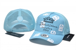 High Quality DOLCE&GABBANA Curved Mesh Snapback Hats 108742